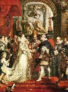 Peter Paul Rubens the proxy marriage of marie de medicis oil painting artist